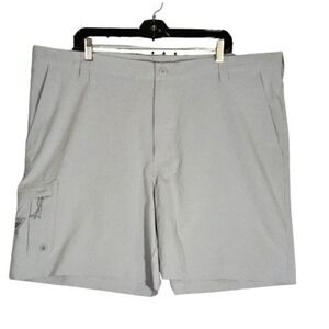 Columbia PFG Cargo Shorts Mens Size 44 Khaki‎ Omni-Shade Fishing Hiking